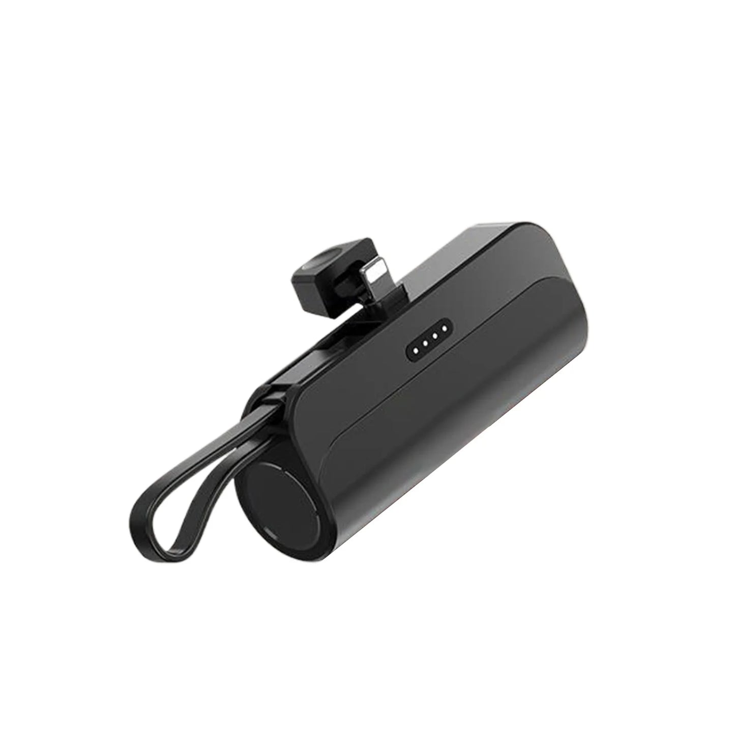 Ultra-Compact 10000mAh Mini Capsule Power Bank - Plug & Play External Battery Charger for Samsung & iPhone