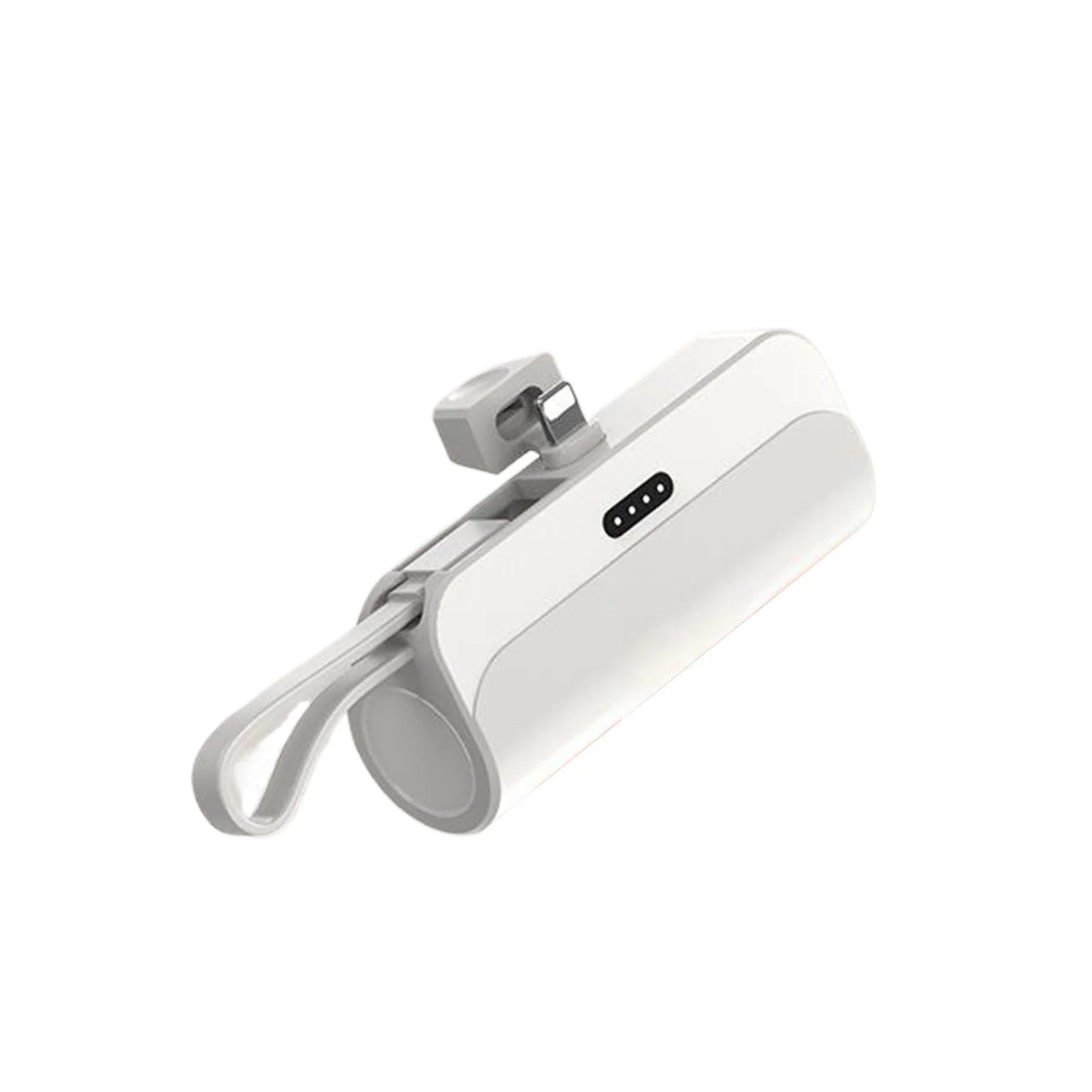 Ultra-Compact 10000mAh Mini Capsule Power Bank - Plug & Play External Battery Charger for Samsung & iPhone